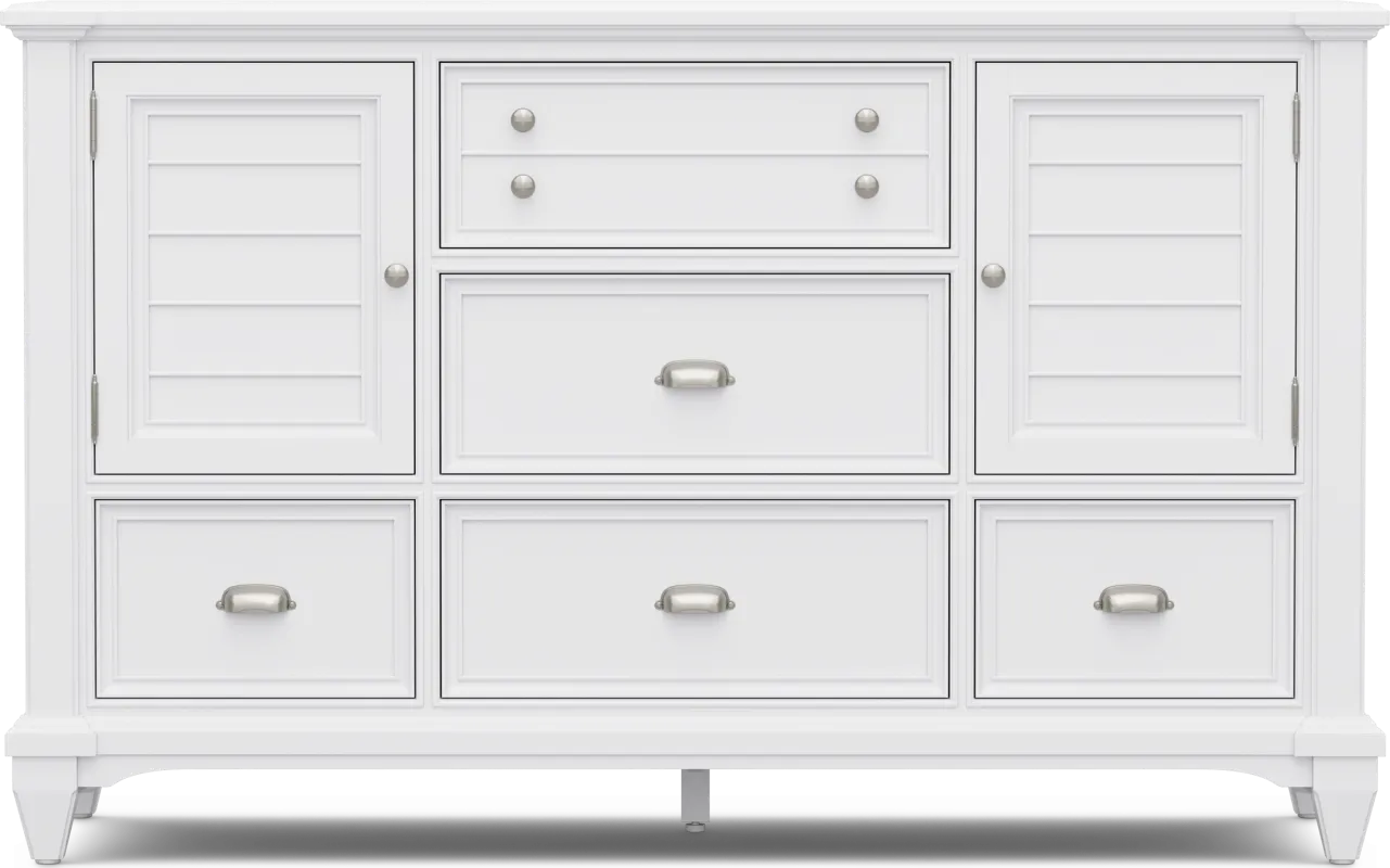 Hilton Head White Door Dresser