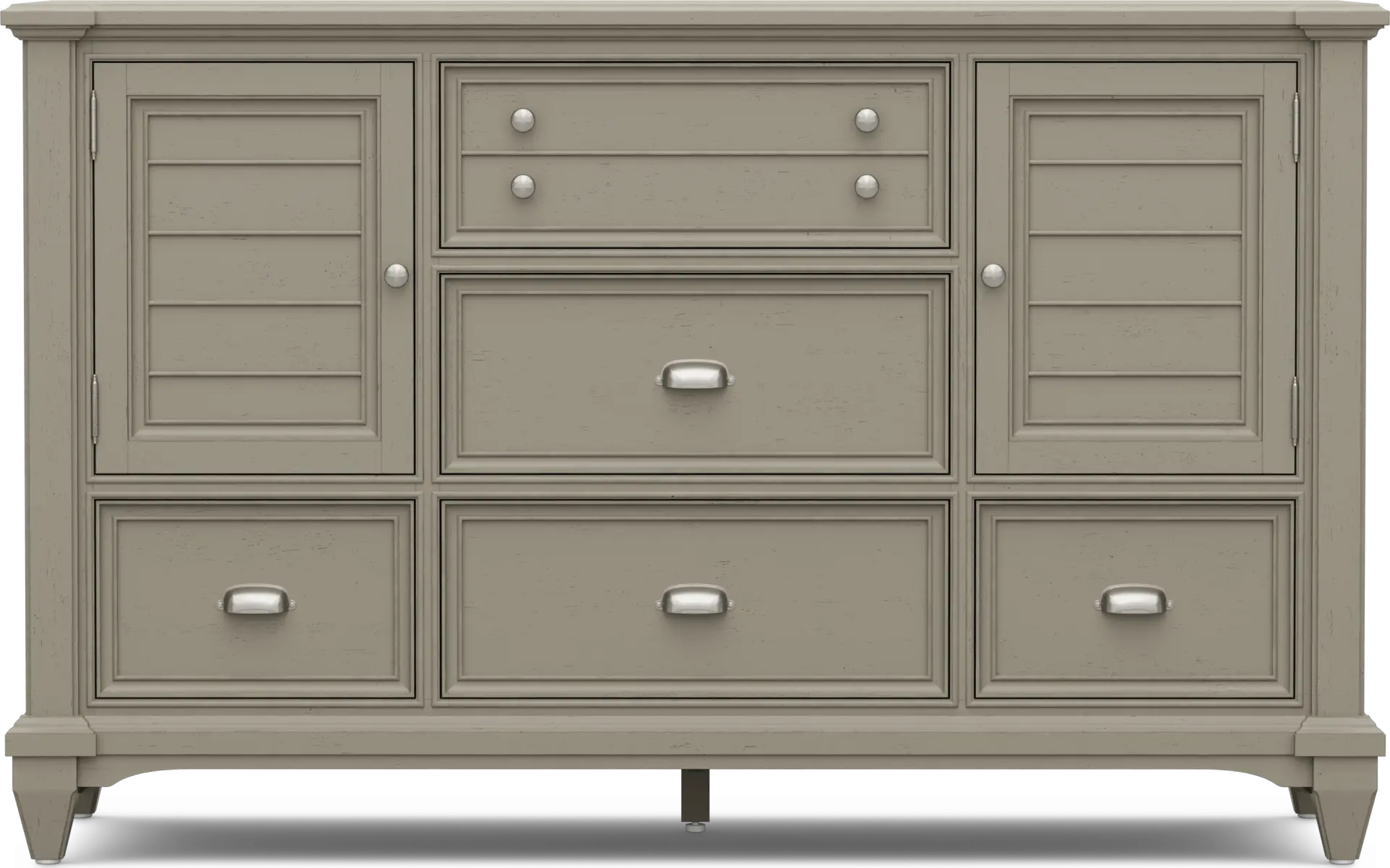 Hilton Head Gray Door Dresser