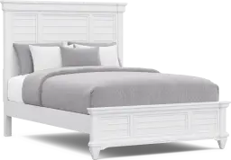3 pc queen panel bed