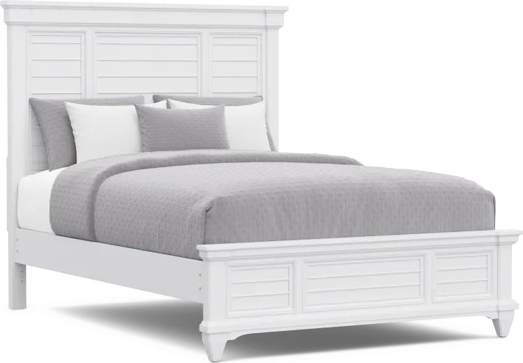 3 pc queen panel bed