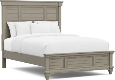 3 pc queen panel bed