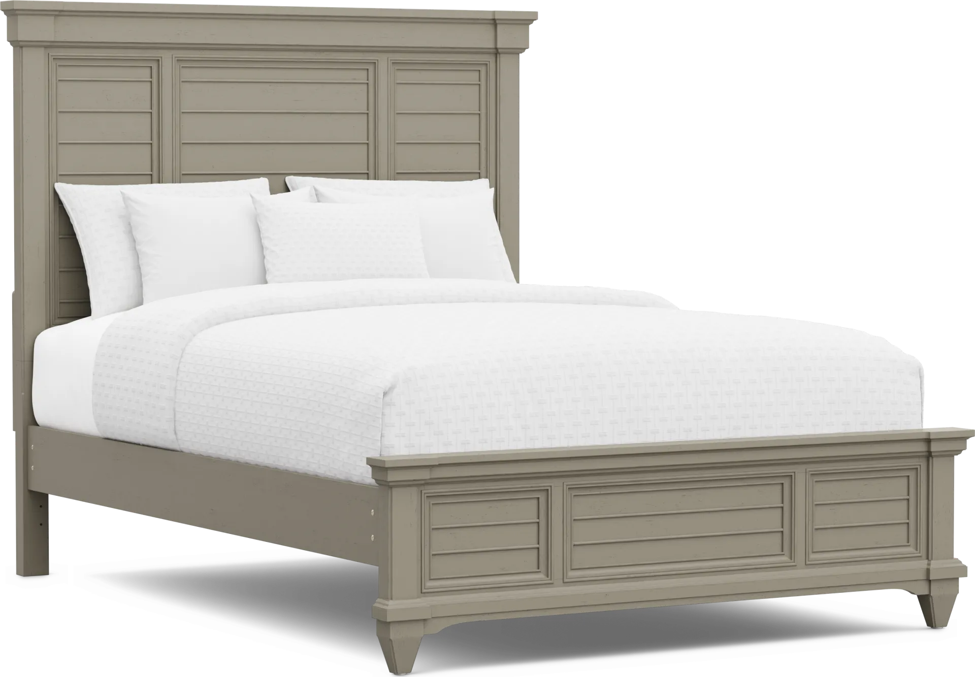 Hilton Head Gray 7 Pc Queen Panel Bedroom - Image 2