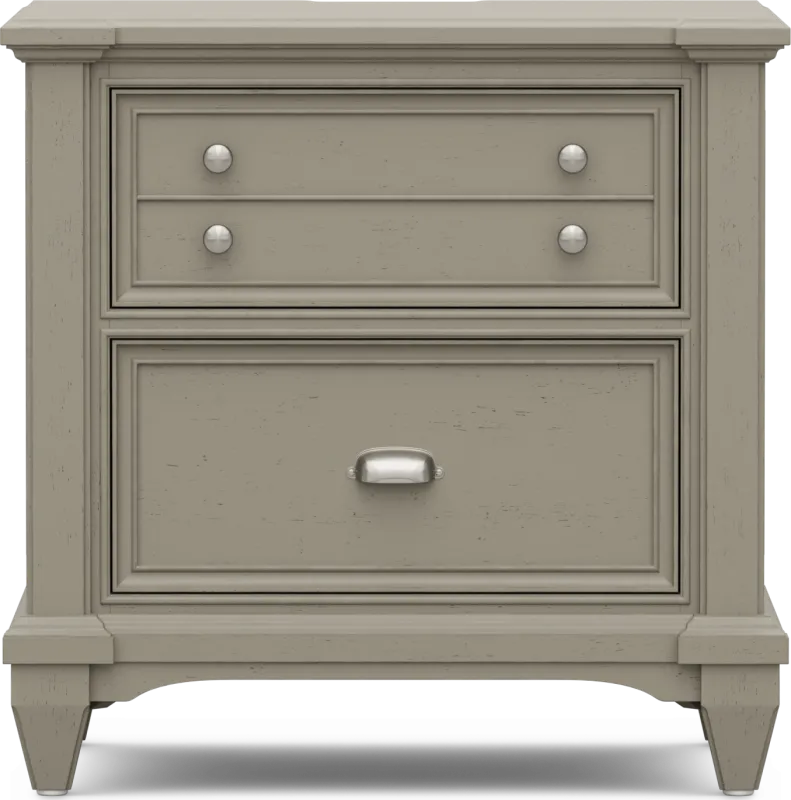 Hilton Head Gray Nightstand
