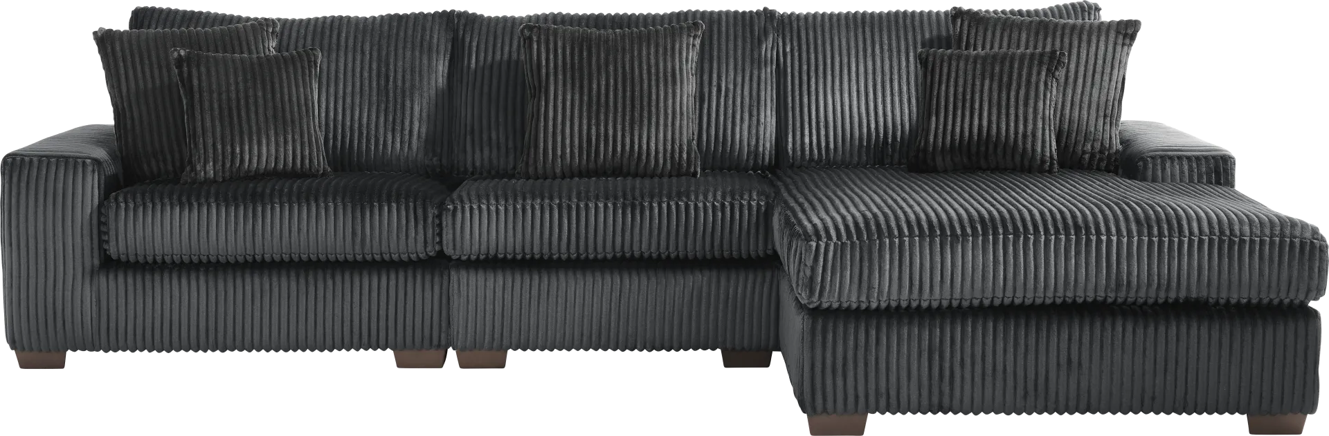 Lexford Park Black 3 Pc Sectional - Image 1
