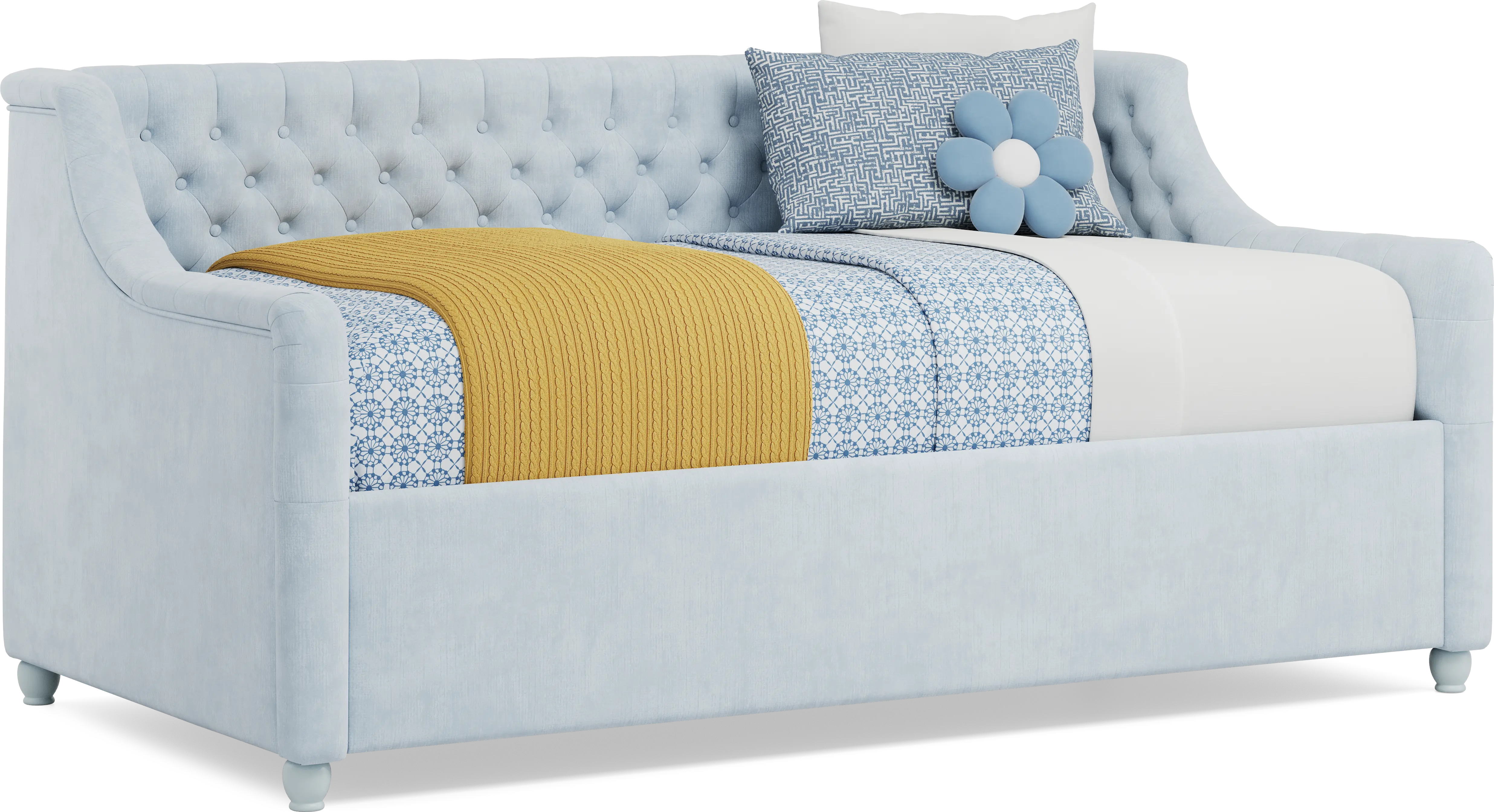 Kids Lindbrook Sand Bedroom with Alena Light Blue Twin Daybed - Thumbnail - Image 5