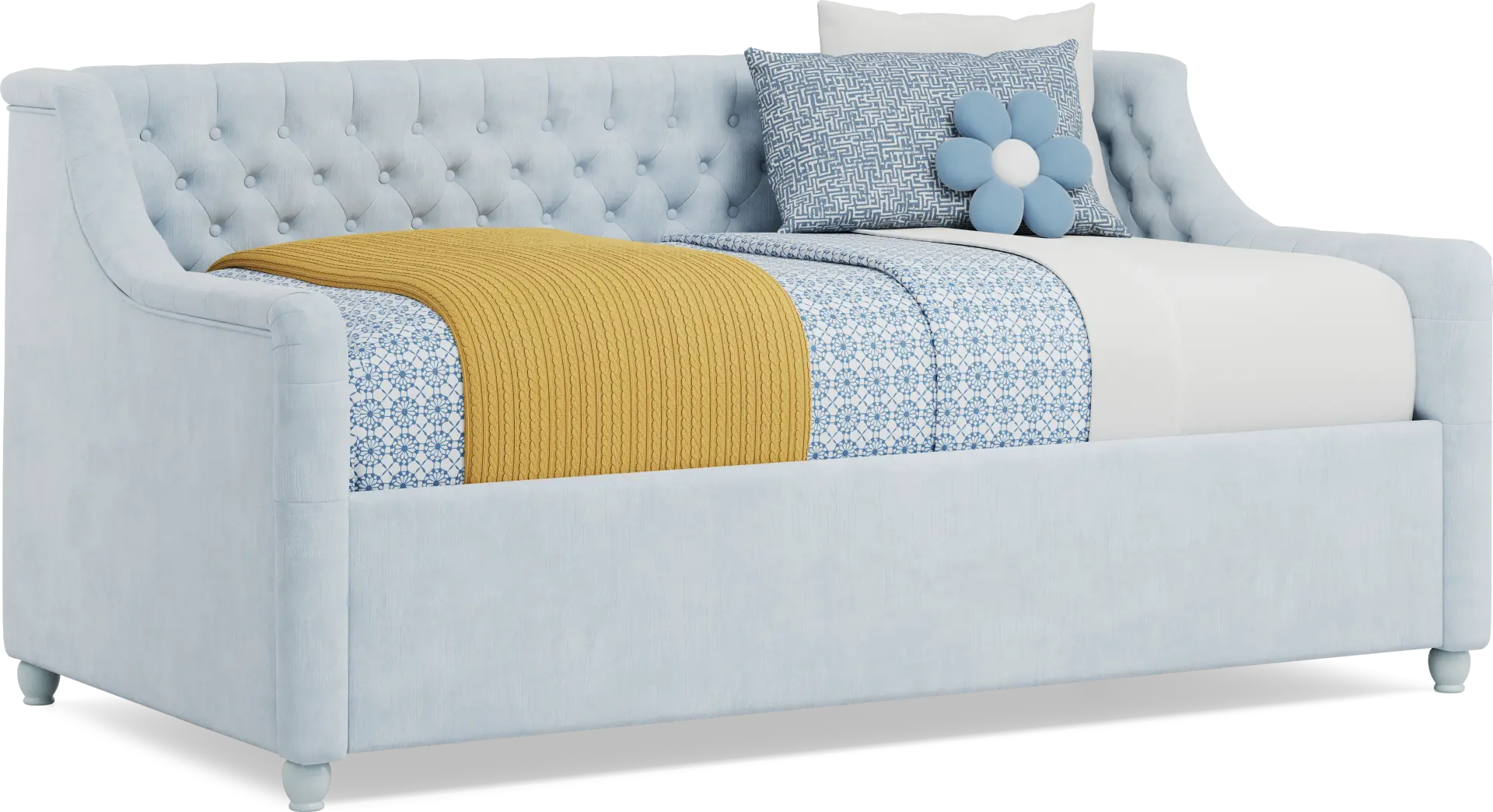 Alena Light Blue Twin Daybed