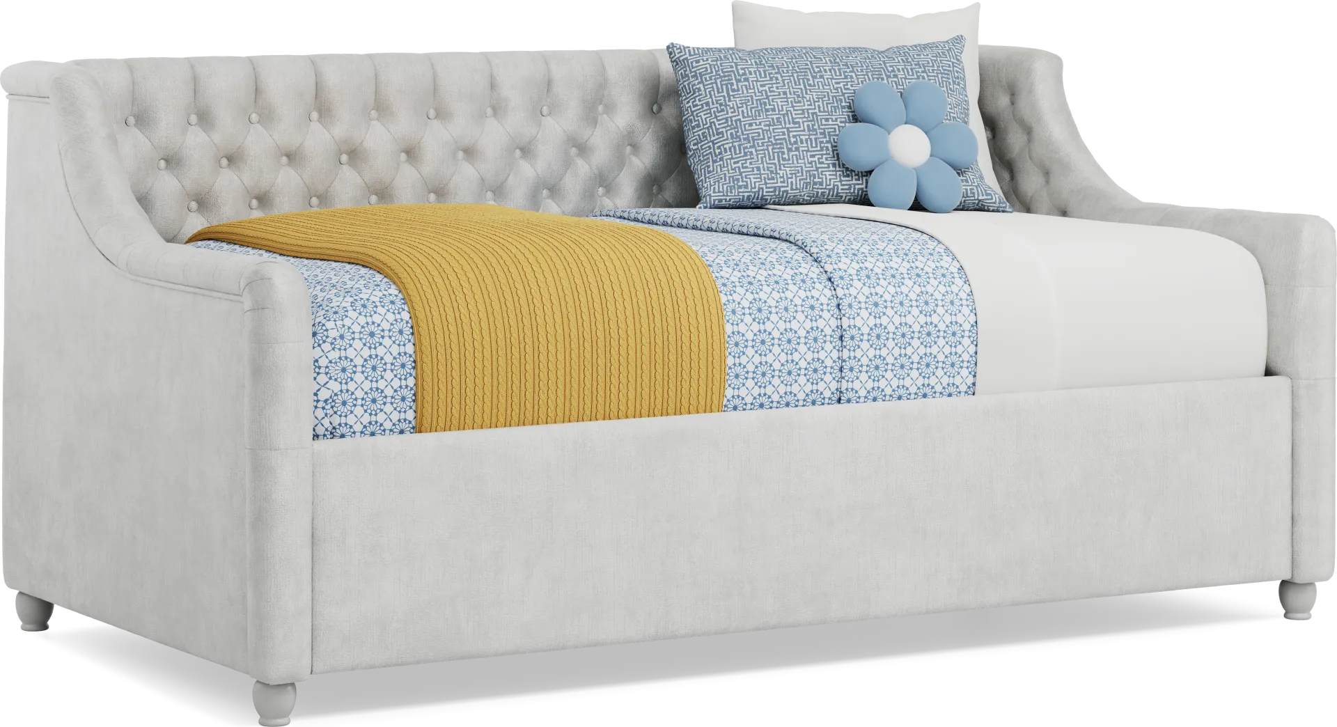 Alena Silver Twin Daybed - Image 1