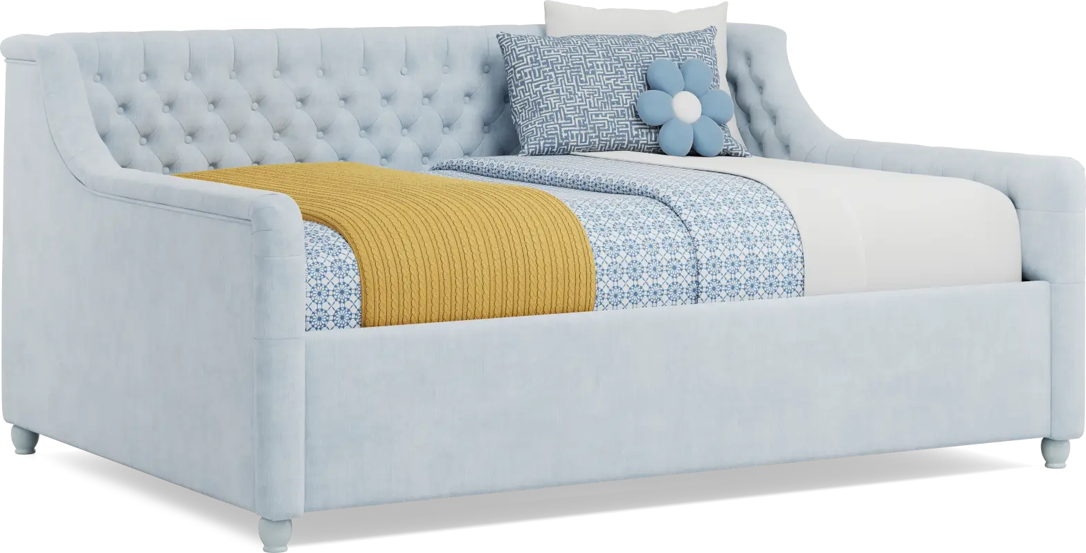 Alena Light Blue Full Daybed