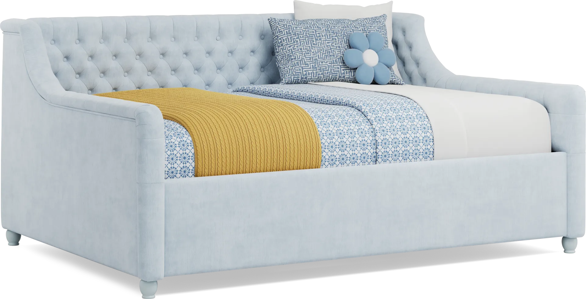 Alena Light Blue Full Daybed - Image 1