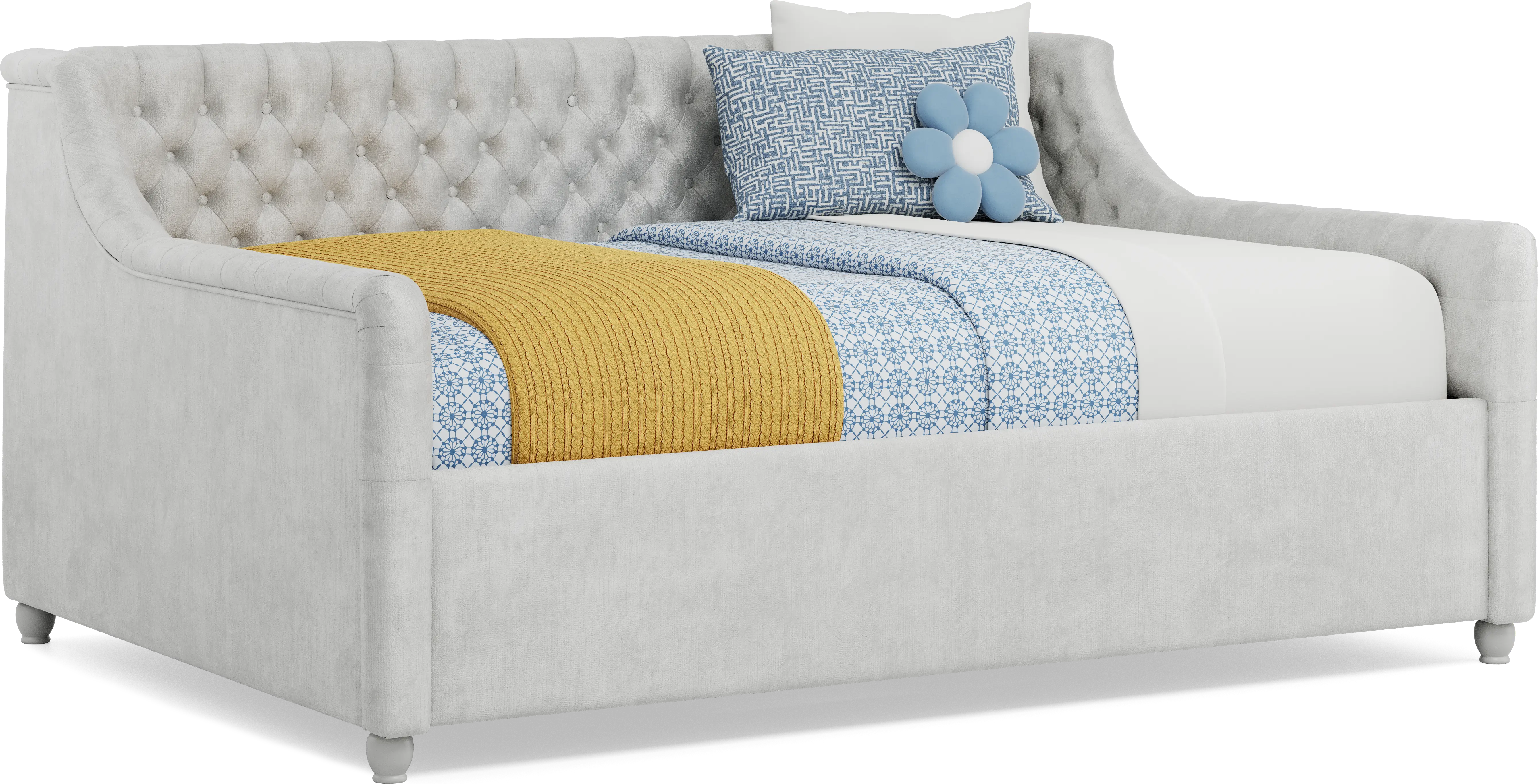 Alena Silver Full Daybed - Thumbnail - Image 1