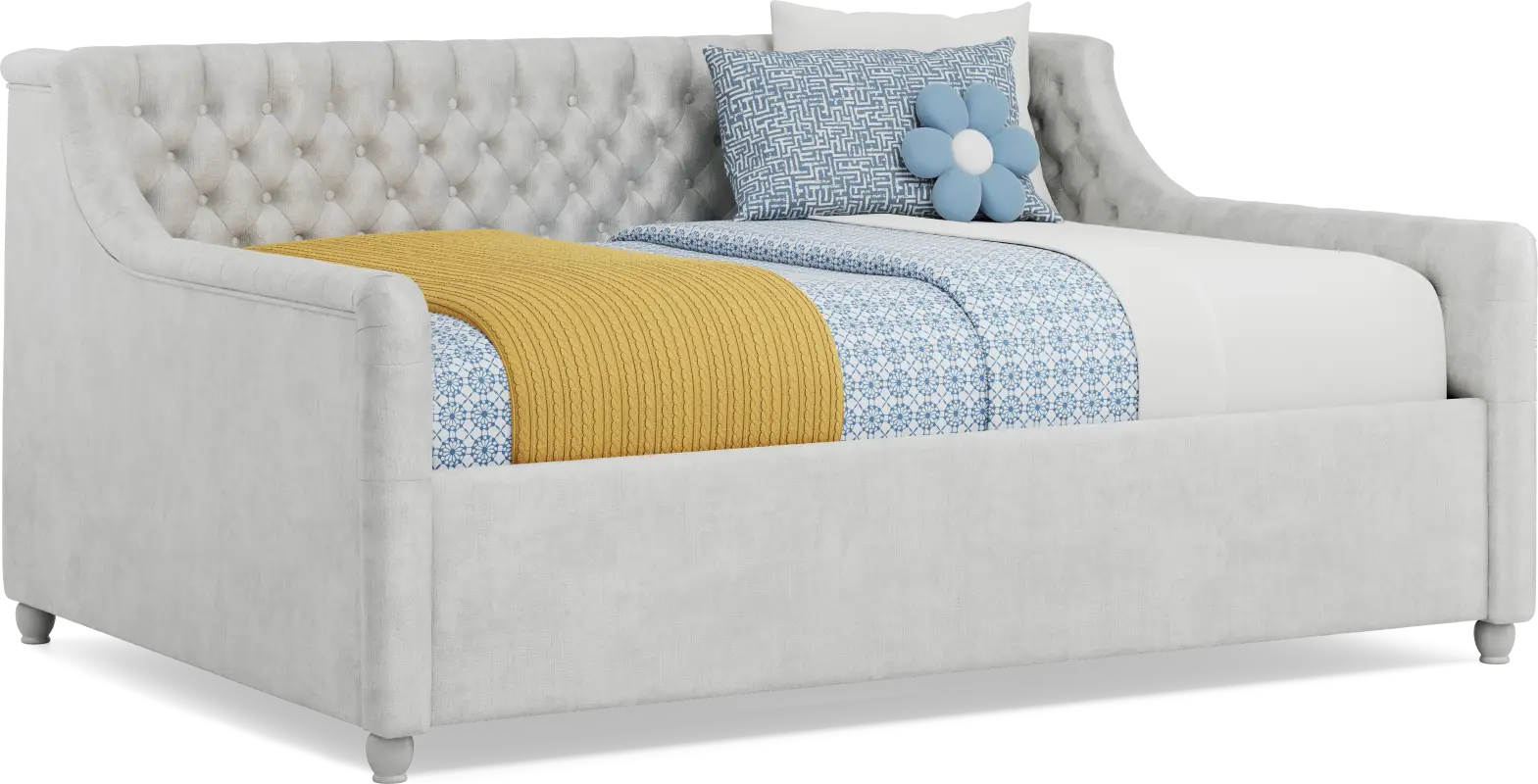Alena Silver Full Daybed