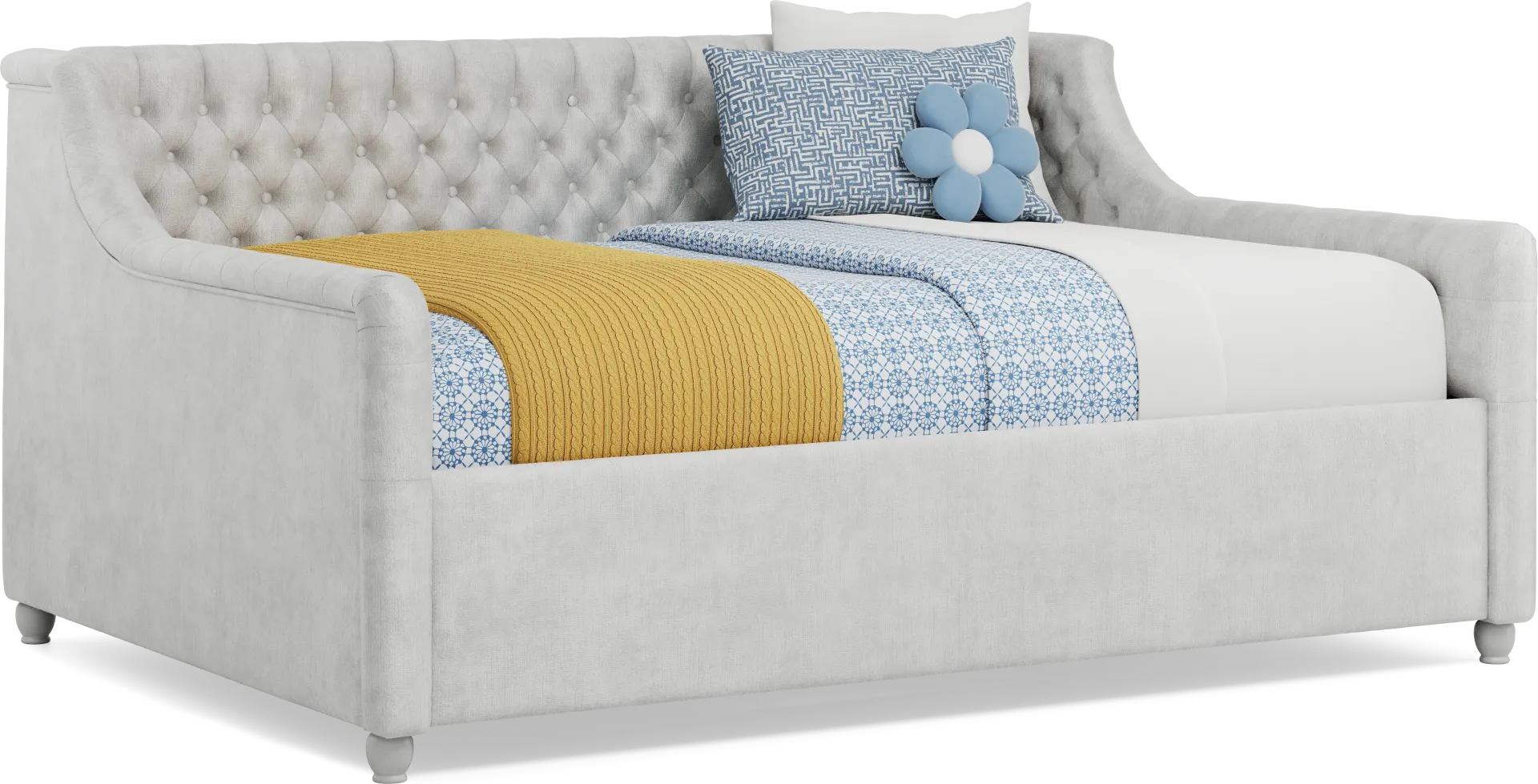 Alena Silver Full Daybed - Image 1