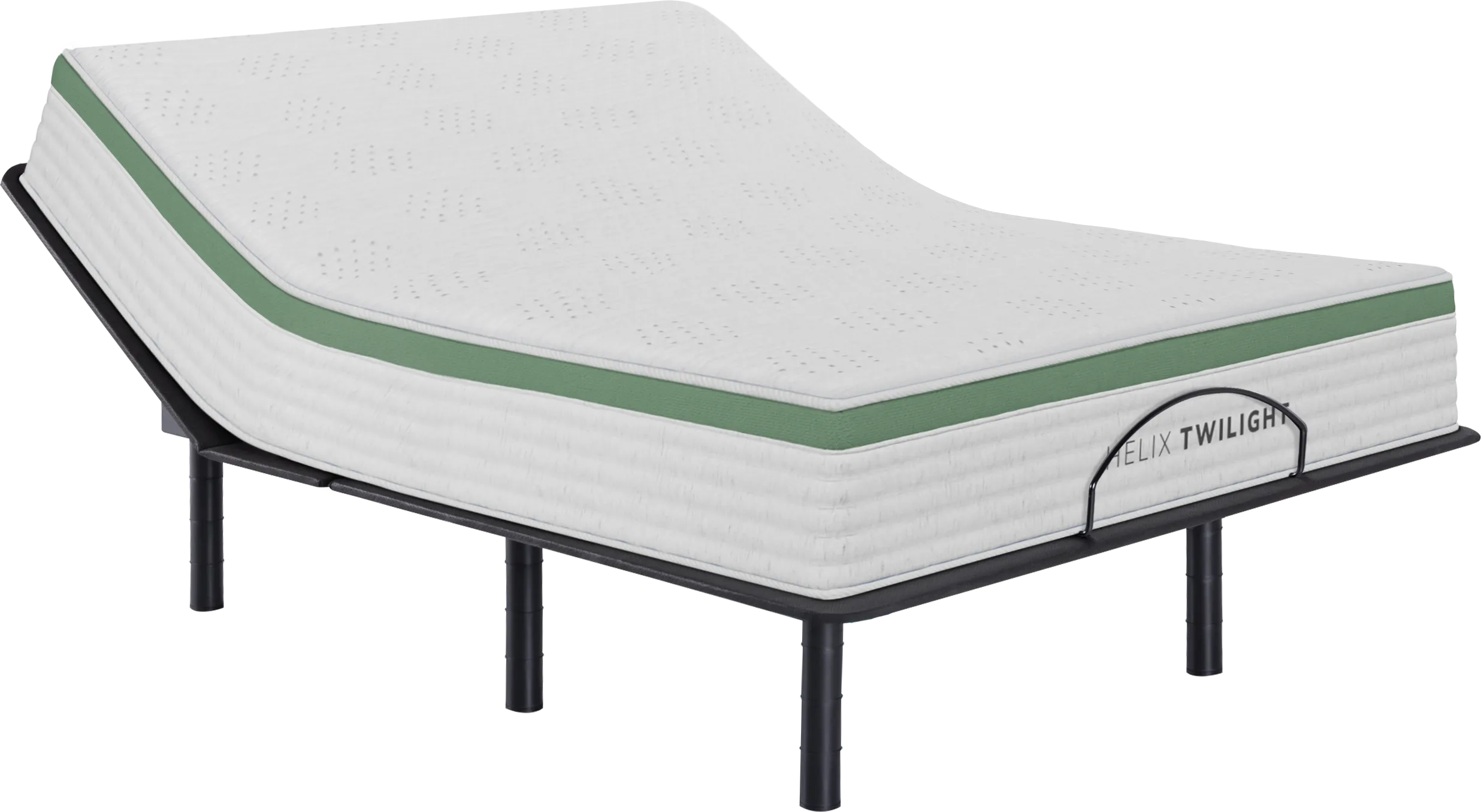 Helix Twilight Split King Mattress Set with Head Up Only Base - Thumbnail - Image 1