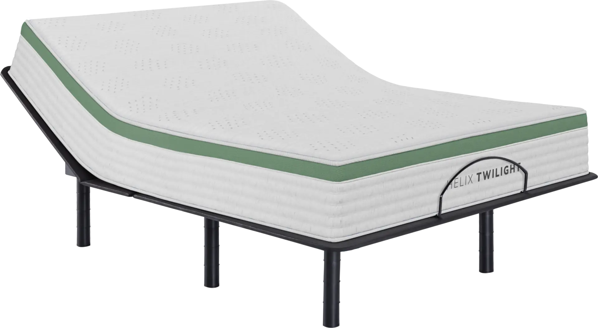 Helix Twilight Queen Mattress Set with Head Up Only Base