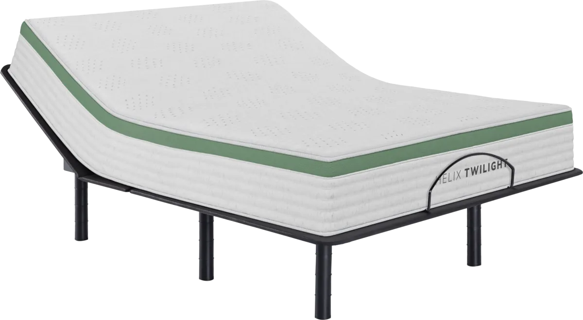 Helix Twilight Split King Adjustable Mattress Set | Rooms to Go