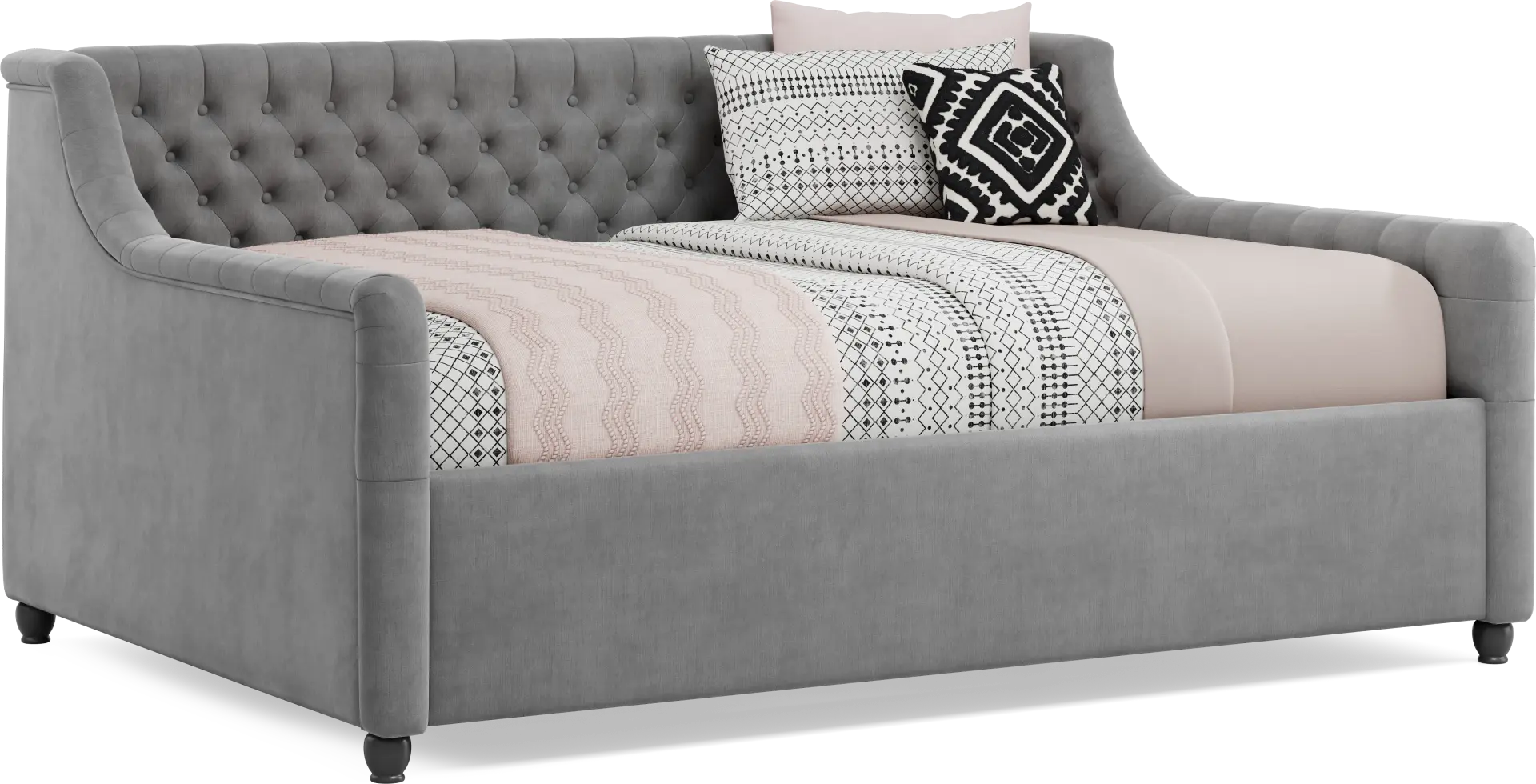 Alena Charcoal Full Daybed