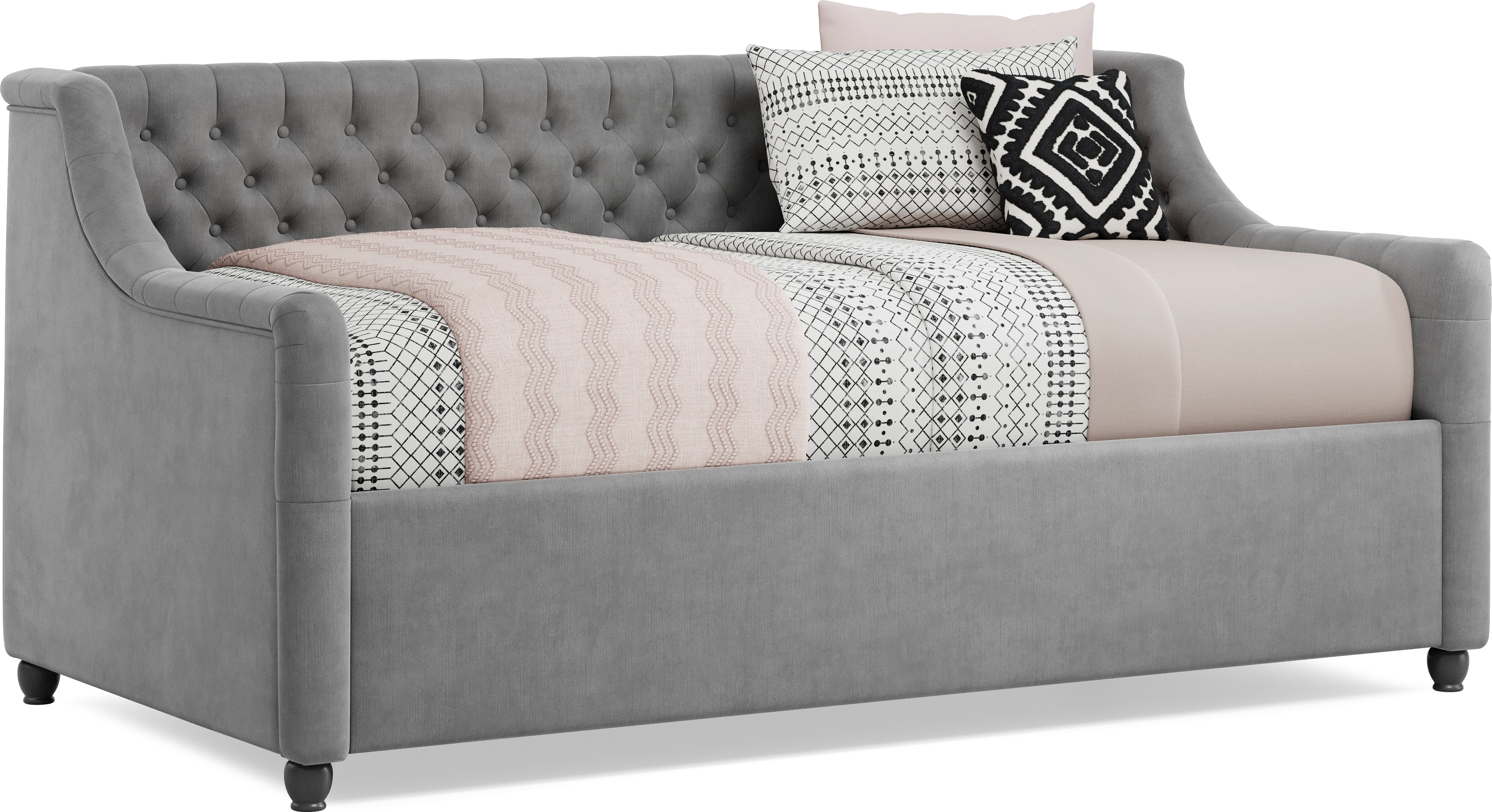 Kids Westover Hills Jr. Reclaimed Gray 5 Pc Bedroom with Alena Charcoal Twin Daybed - Thumbnail - Image 2