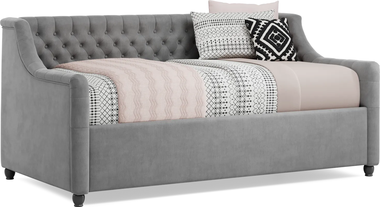Alena Charcoal Twin Daybed