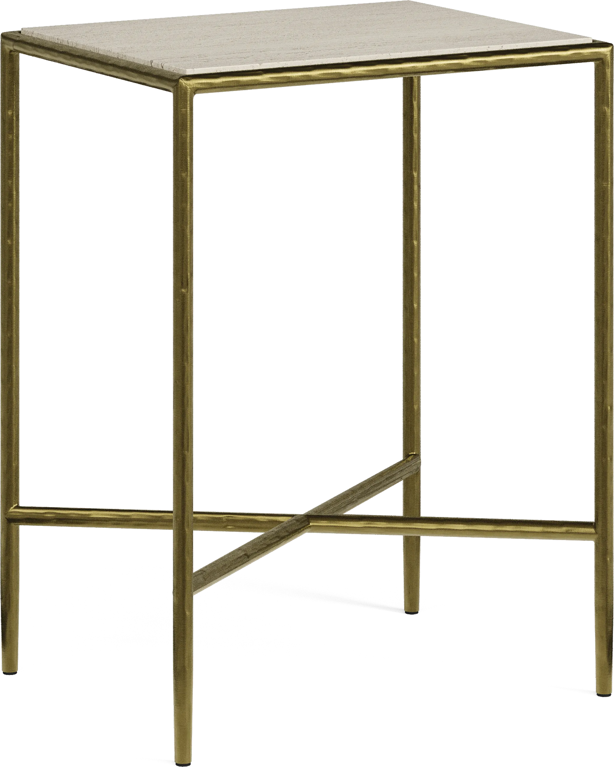 Rangel Taupe Side Table - Thumbnail - Image 1