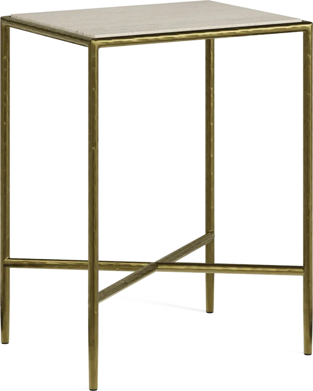 Rangel Taupe Side Table