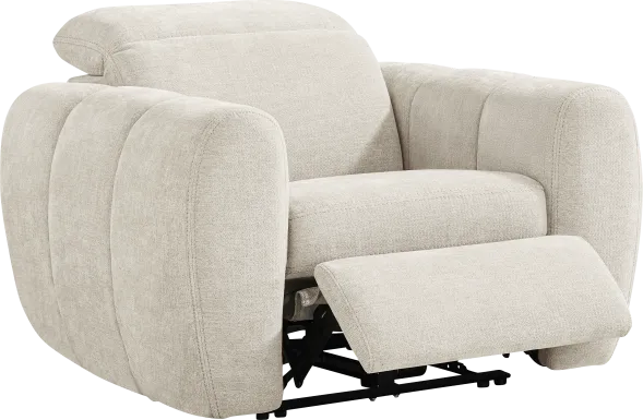 Laurel Heights Gray Dual Power Recliner