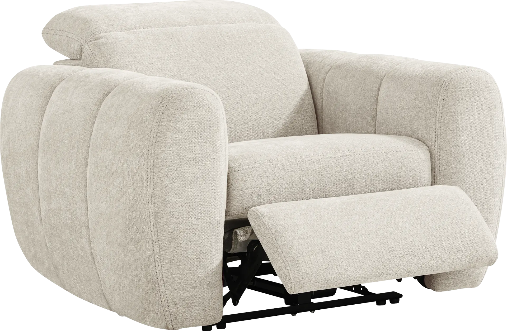 Laurel Heights Gray Dual Power Recliner