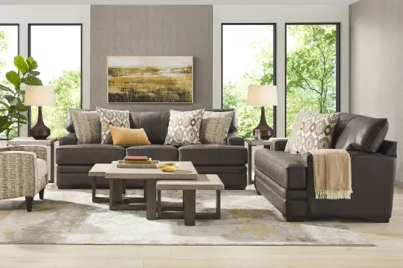 Hattingly Brown 5 Pc Living Room