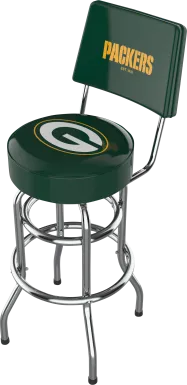 Green Bay Packers Swivel Barstool with Back