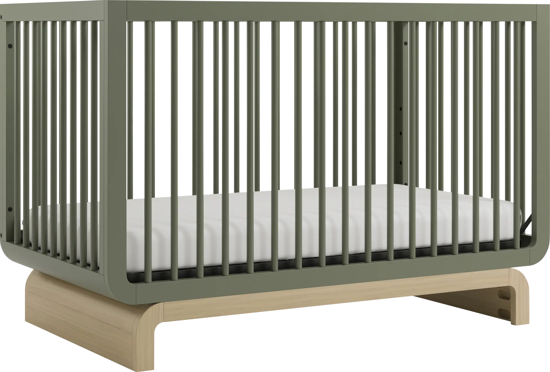 Kids Solde Olive/Driftwood Convertible Crib