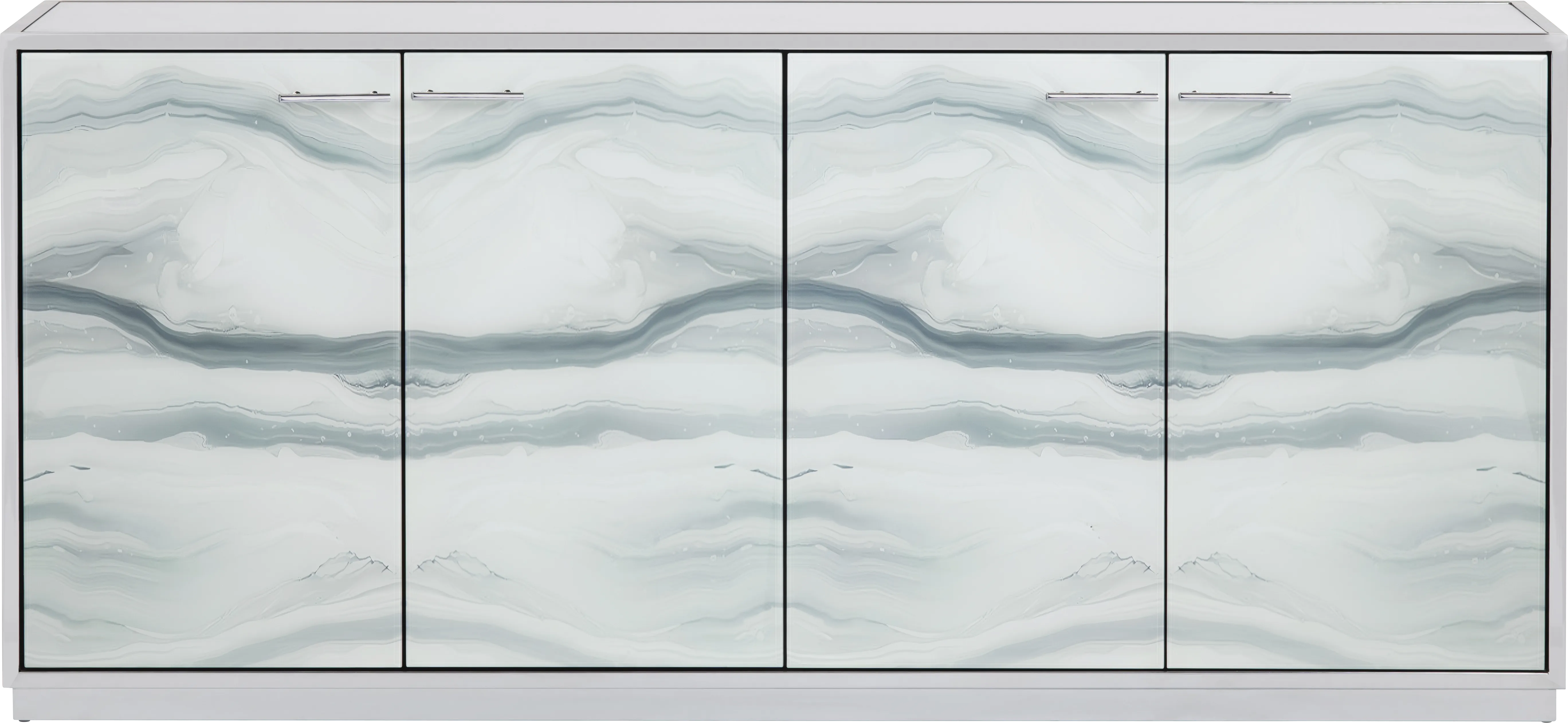 Arielle Silver Credenza - Thumbnail - Image 1