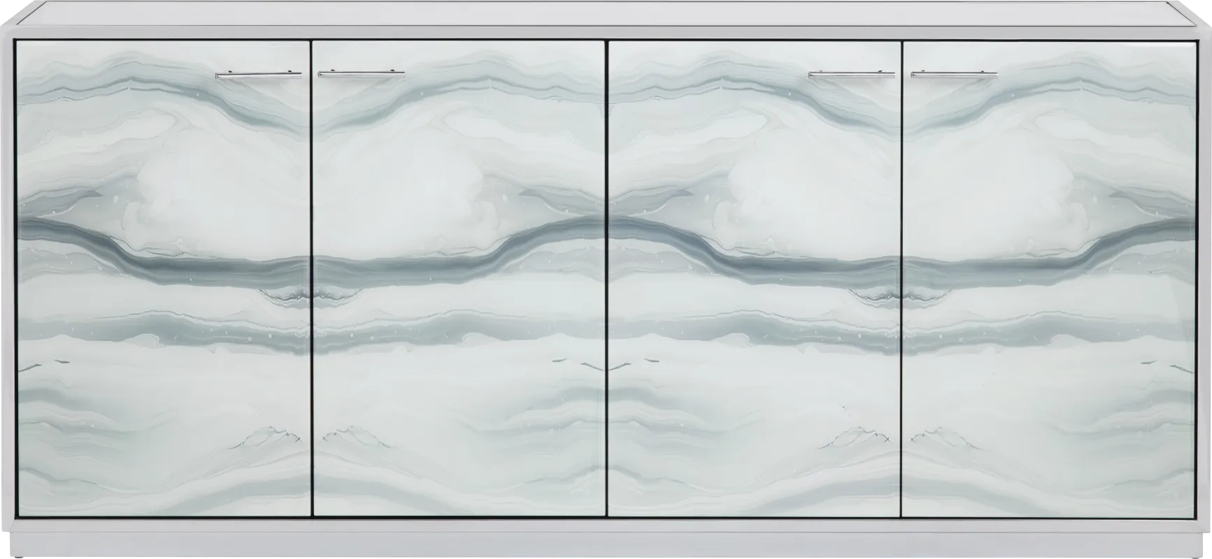 Arielle Silver Credenza