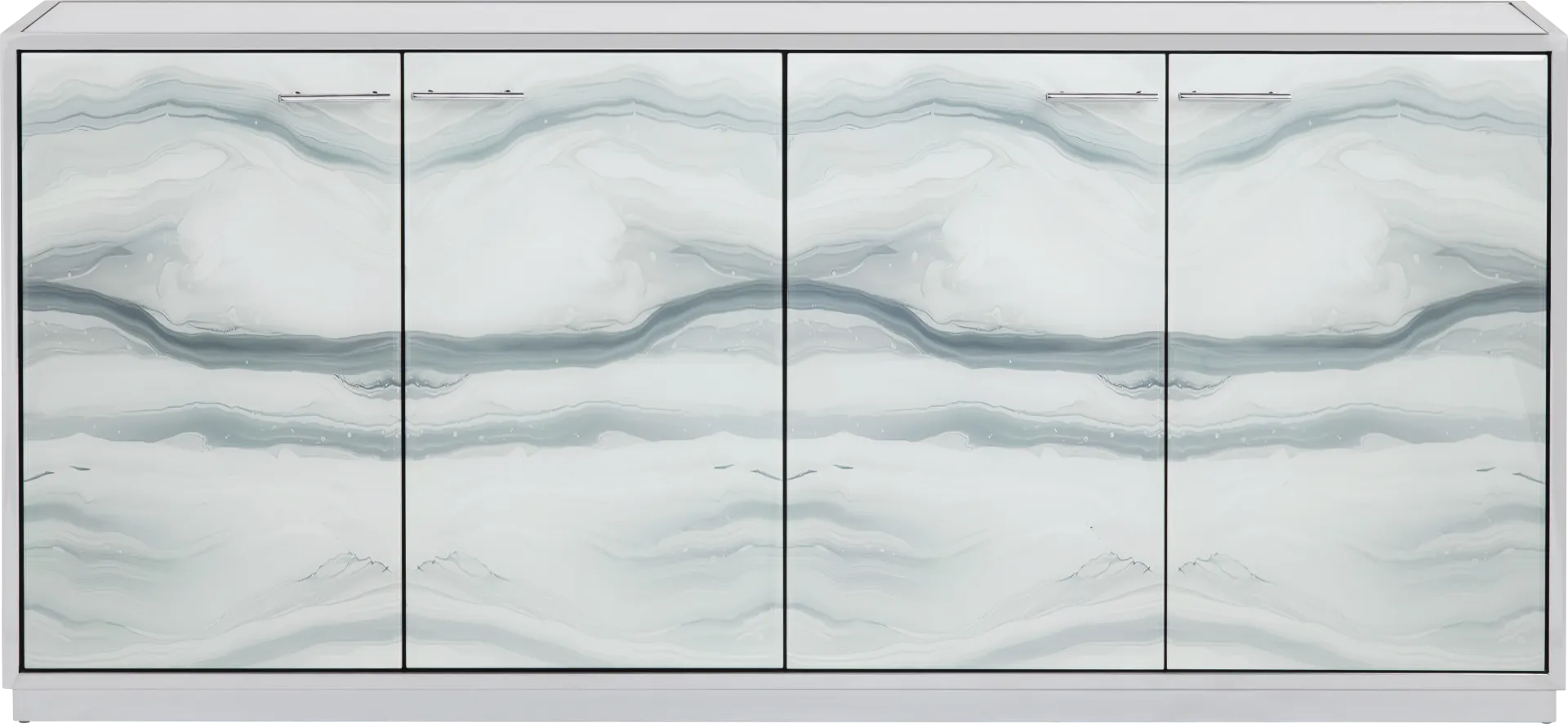 Arielle Silver Credenza - Image 1