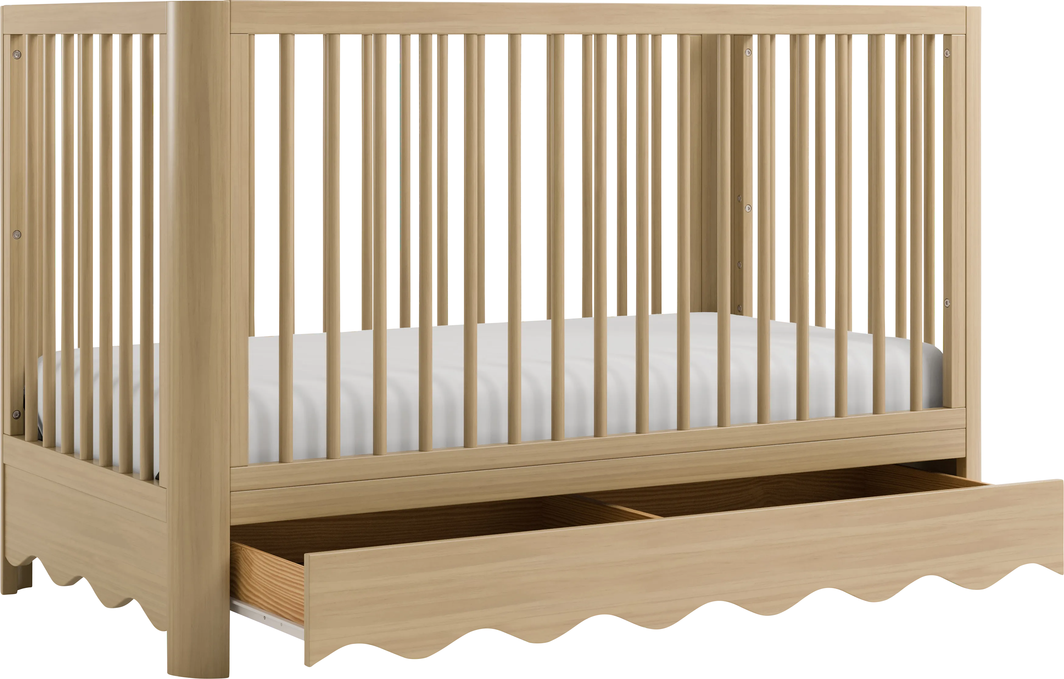 Kids Zoana Brown Convertible Crib - Thumbnail - Image 1