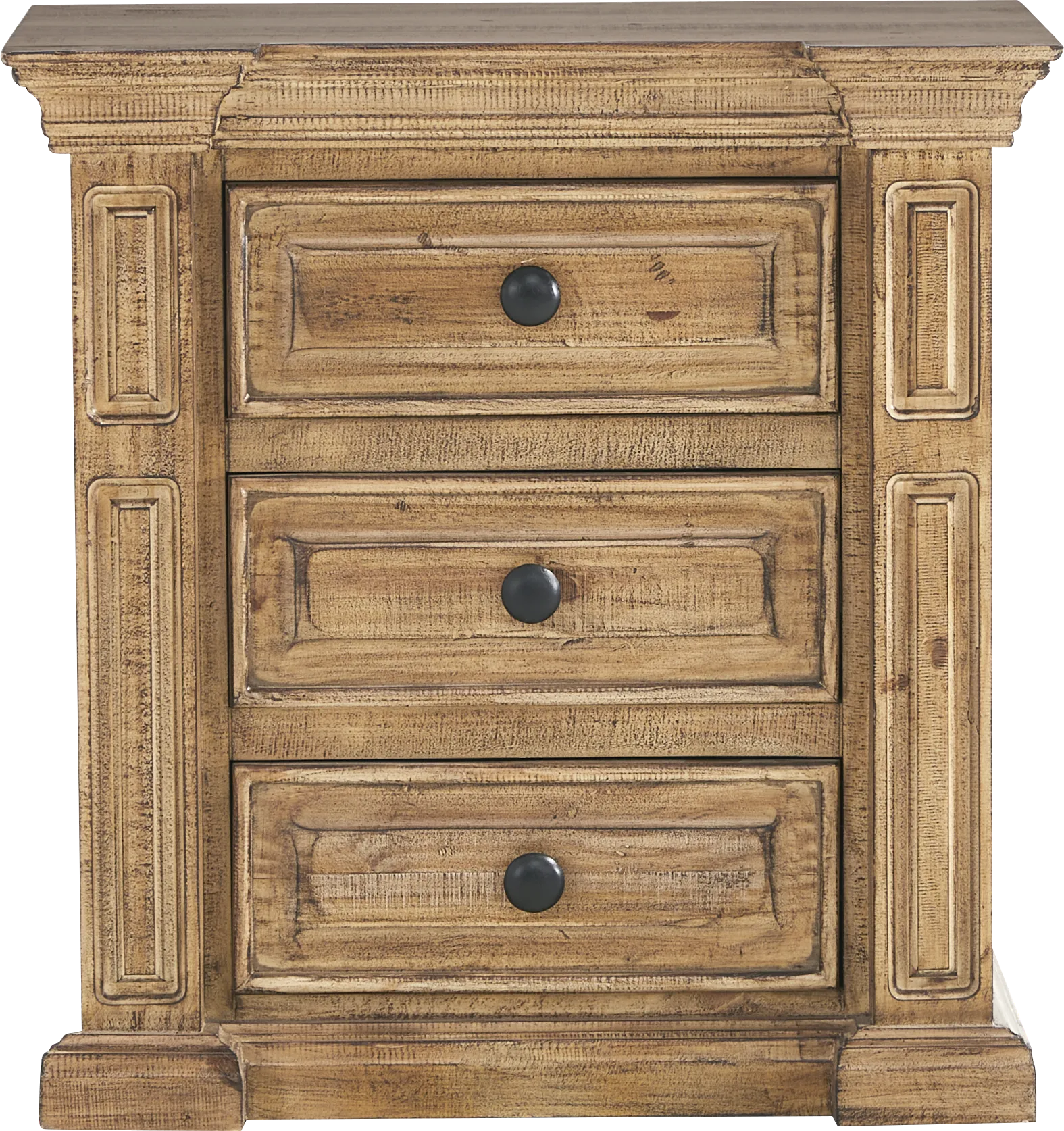 Briar Hill Natural 8 Pc King Panel Bedroom - Image 14