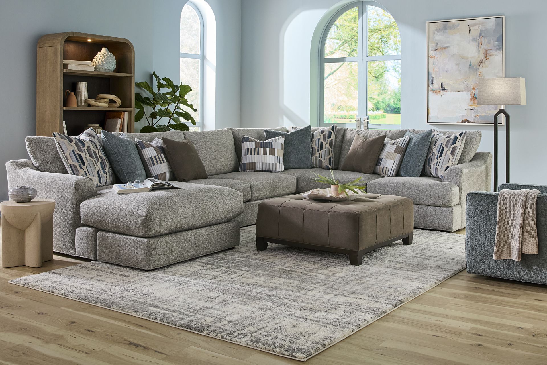 Sonoma Cobblestone 3 Pc Sectional - Image 2