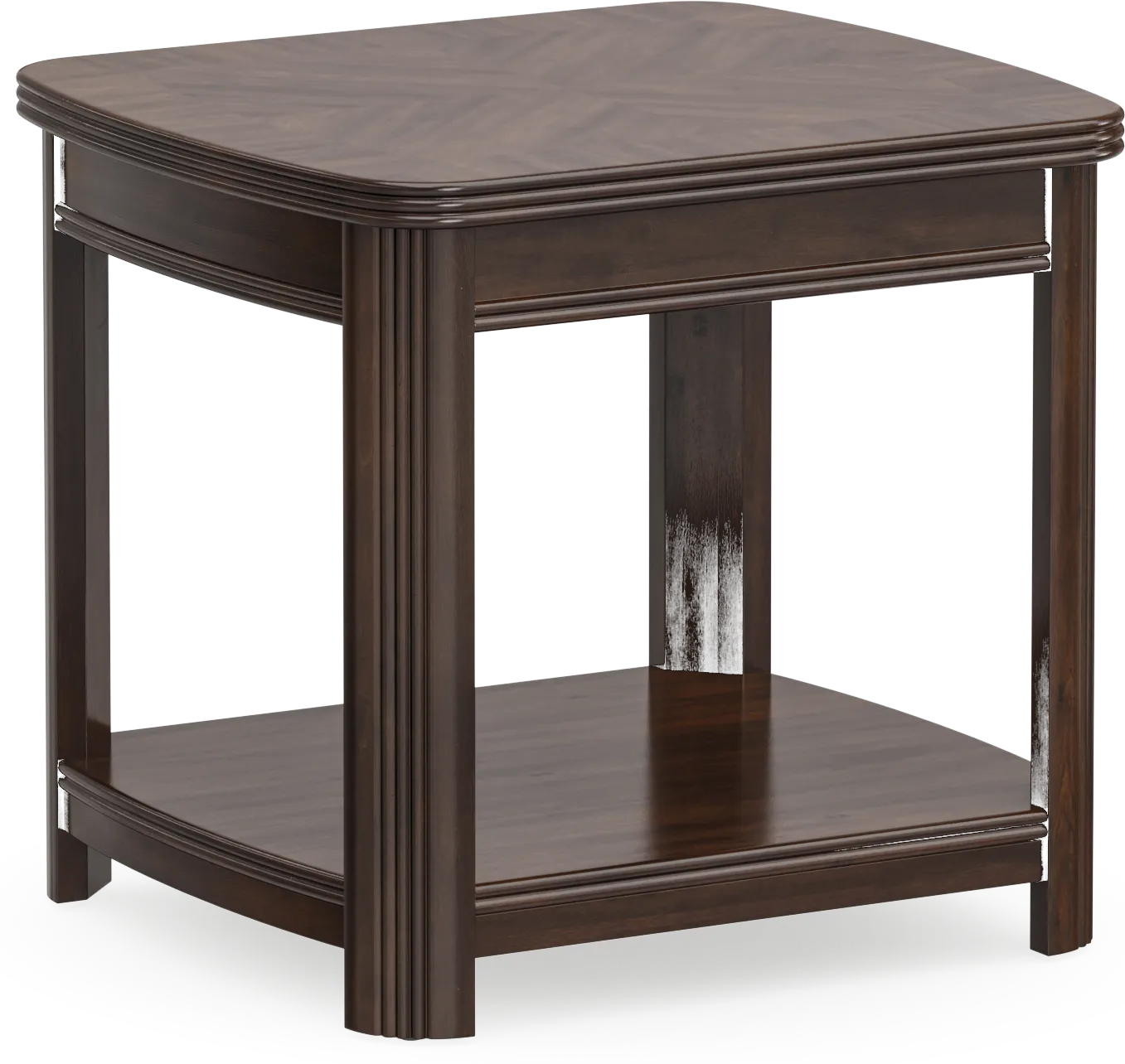 Sedalia Merlot End Table - Thumbnail - Image 1