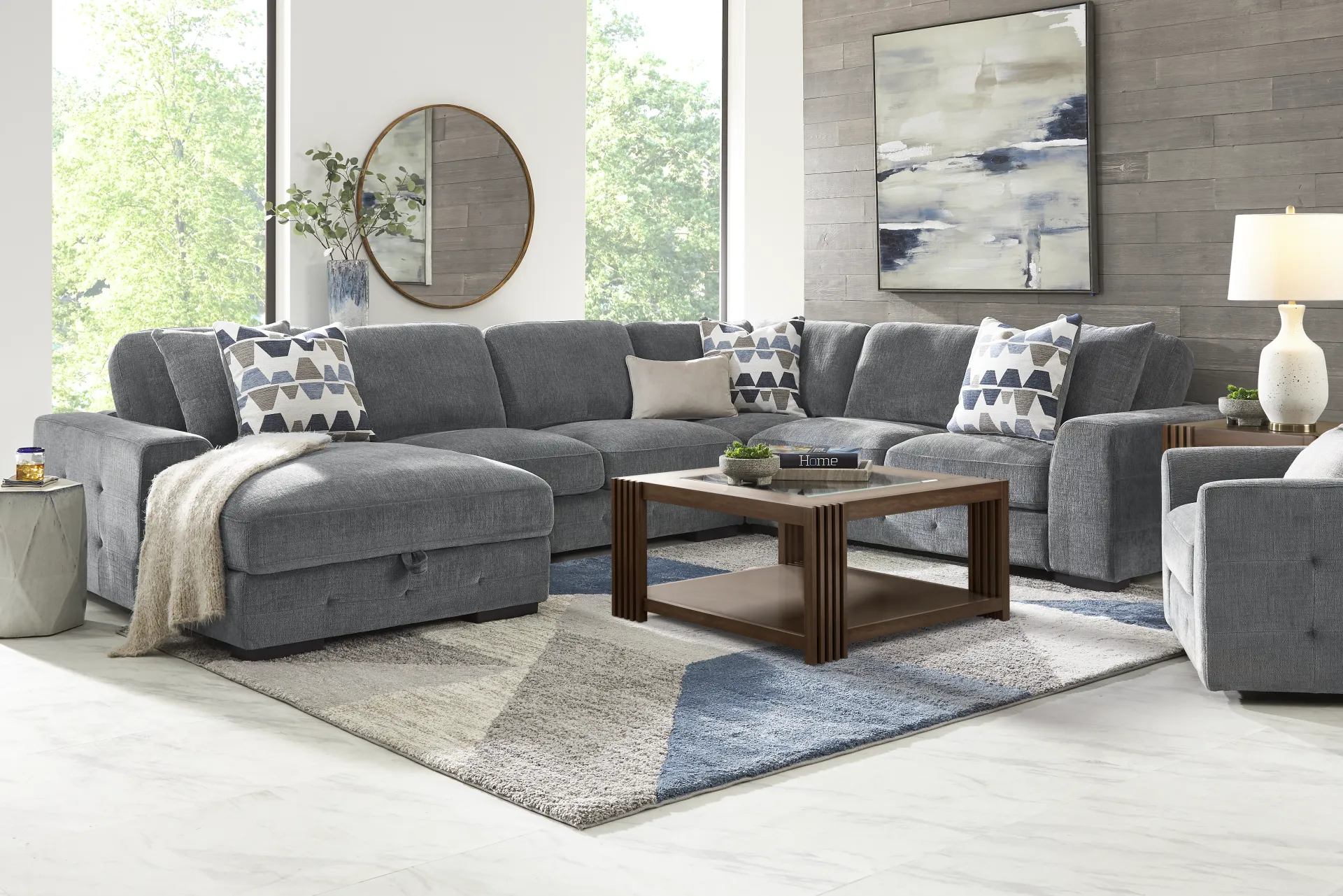 Marcola Ash 4 Pc Sleeper Sectional - Image 1