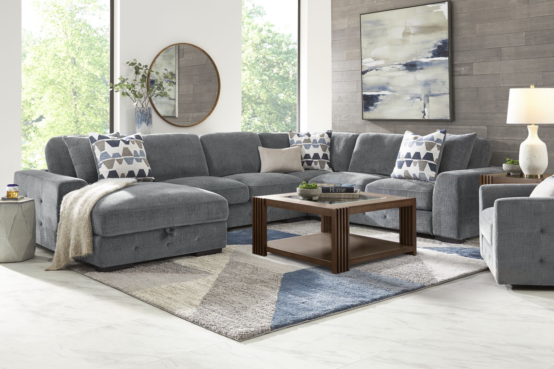 Marcola Ash 4 Pc Sleeper Sectional - Image 2