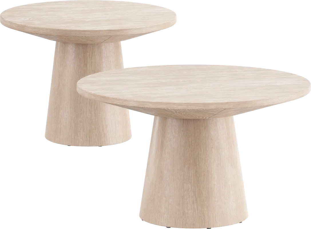 Kendall Natural 2 Pc Table Set