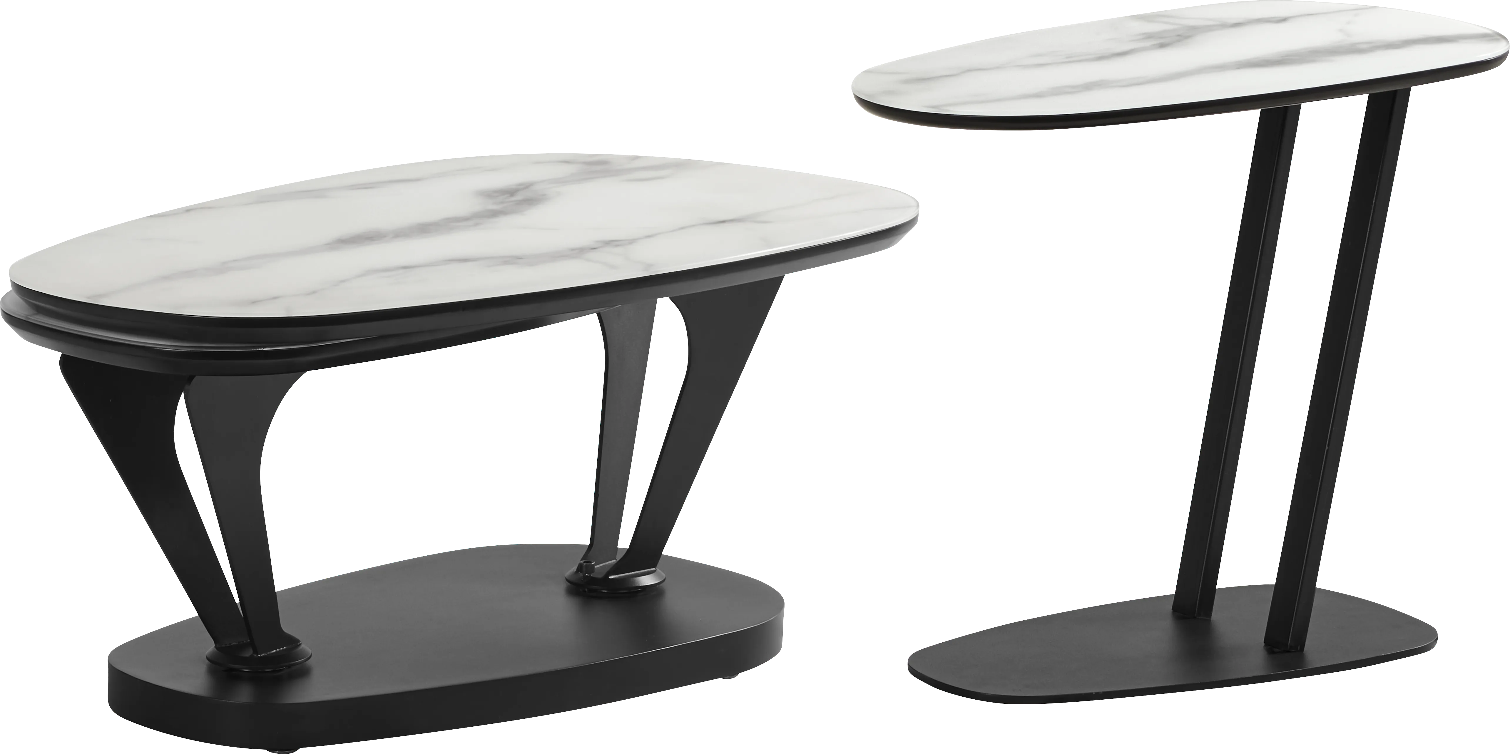 Aeon White 2 Pc Table Set - Thumbnail - Image 1