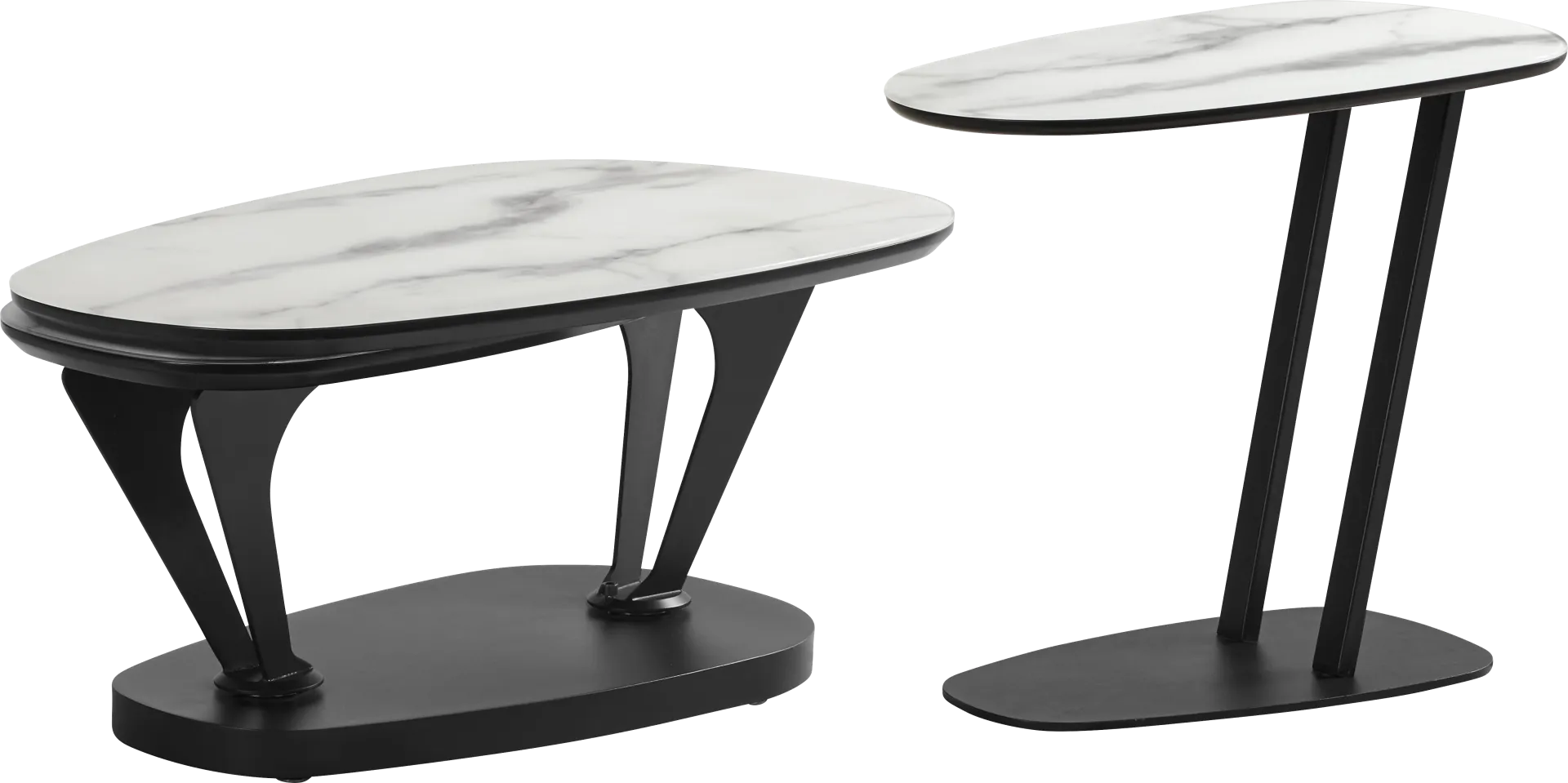 Aeon White 2 Pc Table Set - Image 1