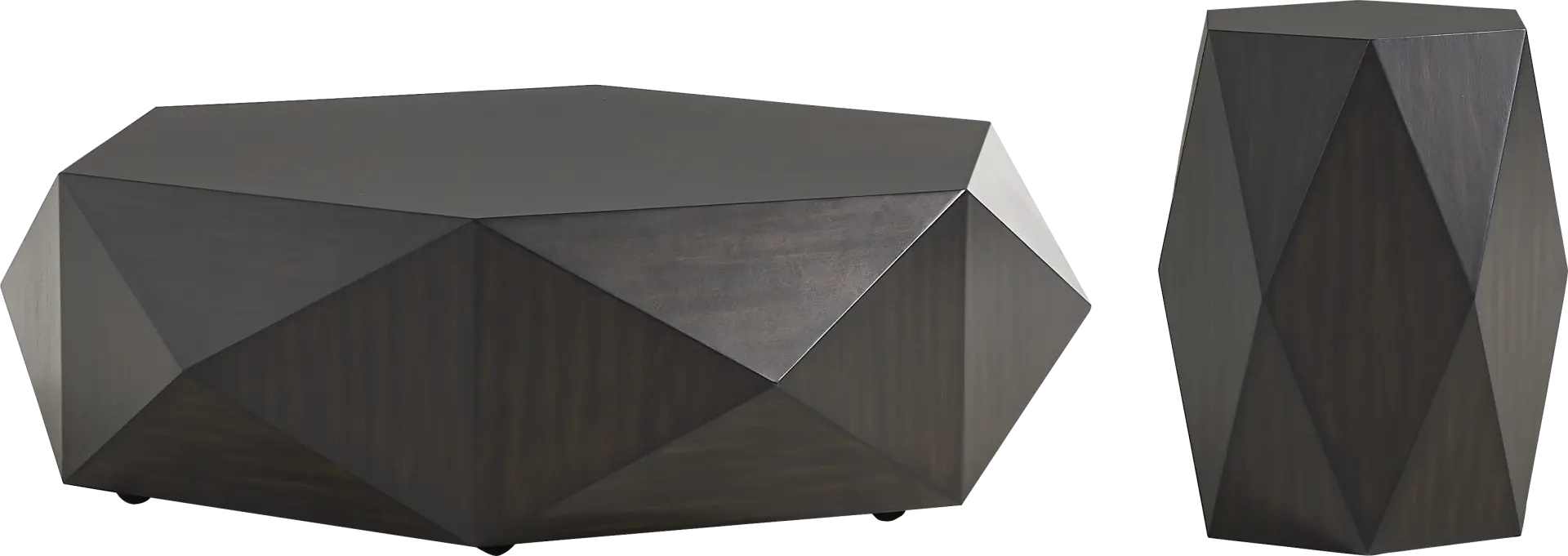 Arcadia Black 2 Pc Table Set