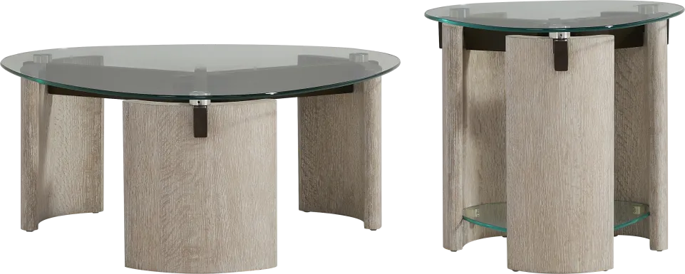 Giannis Brown 2 Pc Table Set