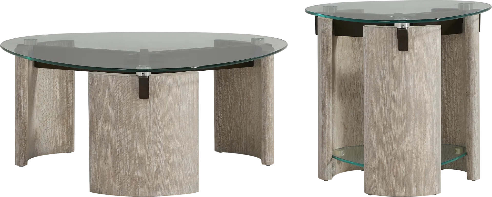 Giannis Brown 2 Pc Table Set