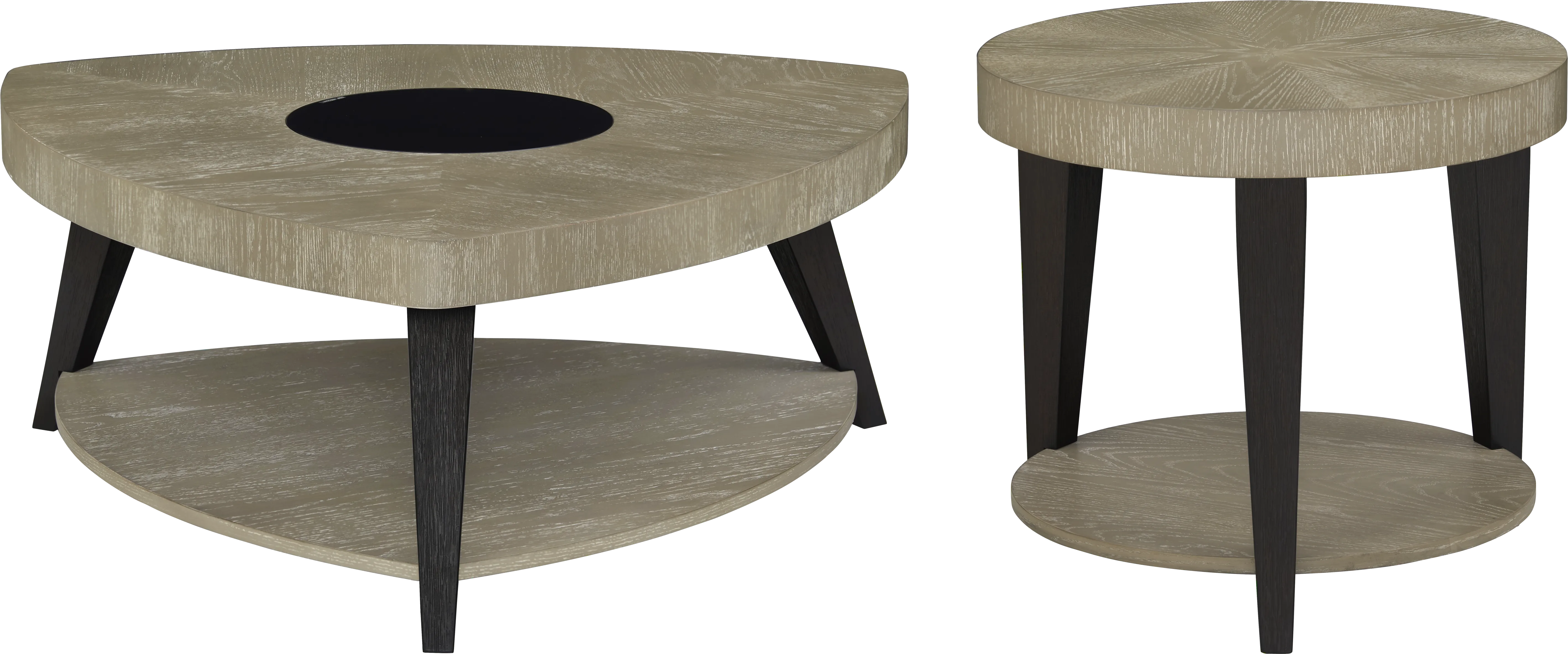 Rosalie Gray 2 Pc Table Set - Thumbnail - Image 1