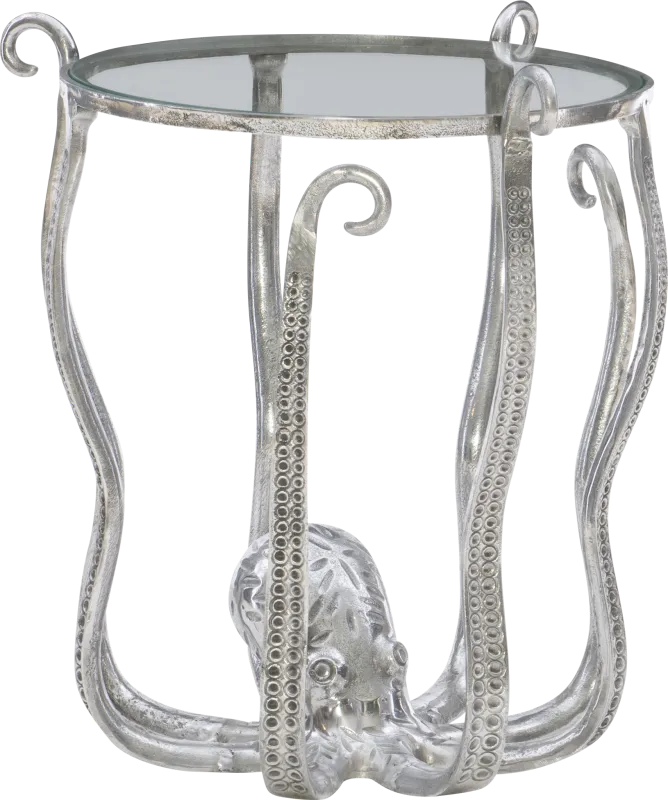 Niasea Silver Accent Table