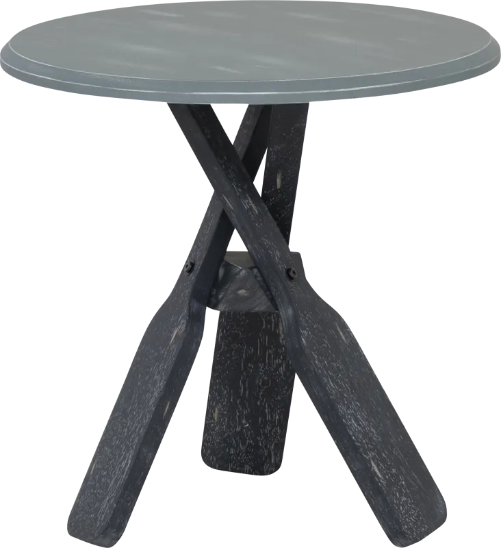 Glascour Navy Accent Table