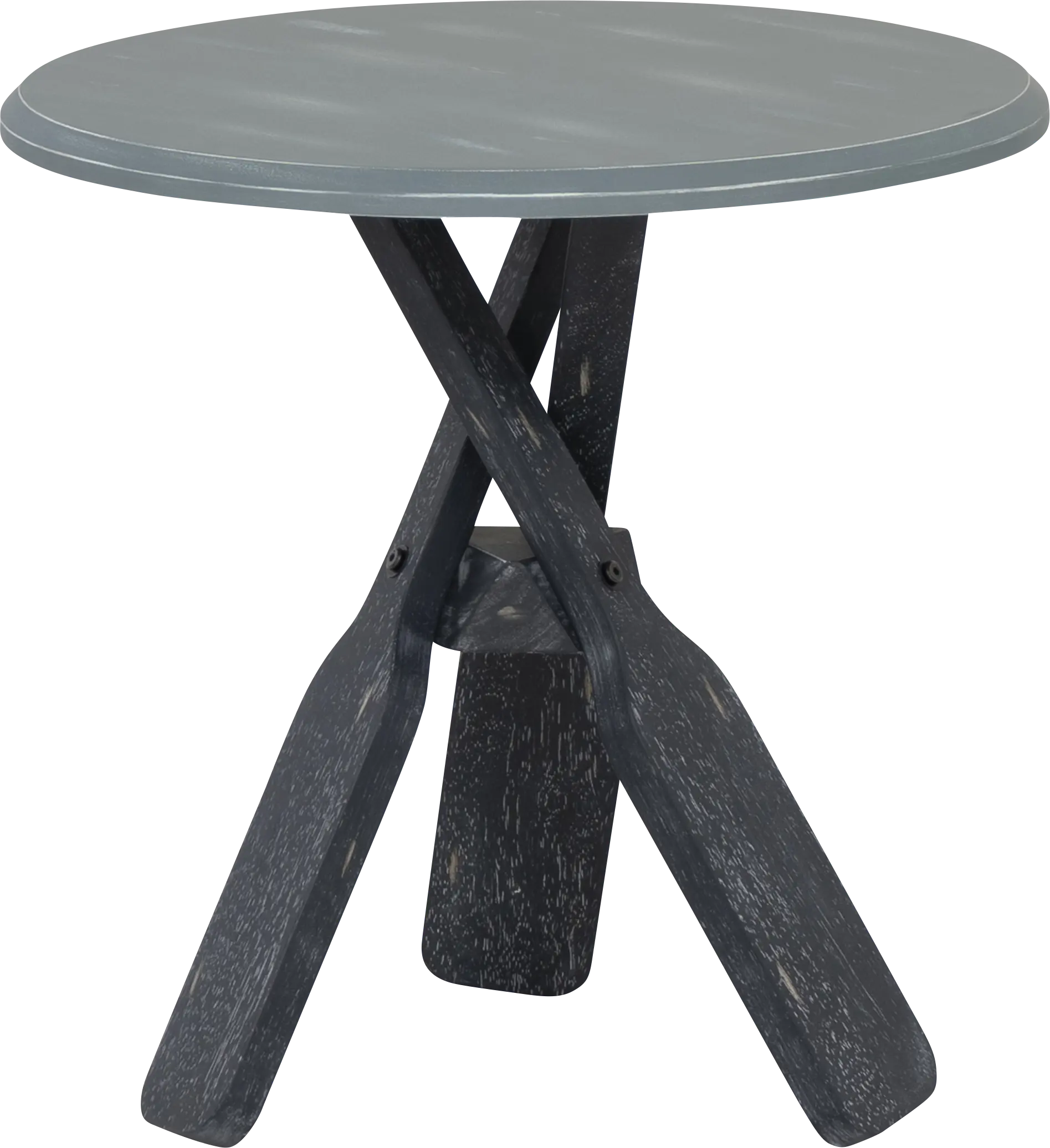 Glascour Navy Accent Table