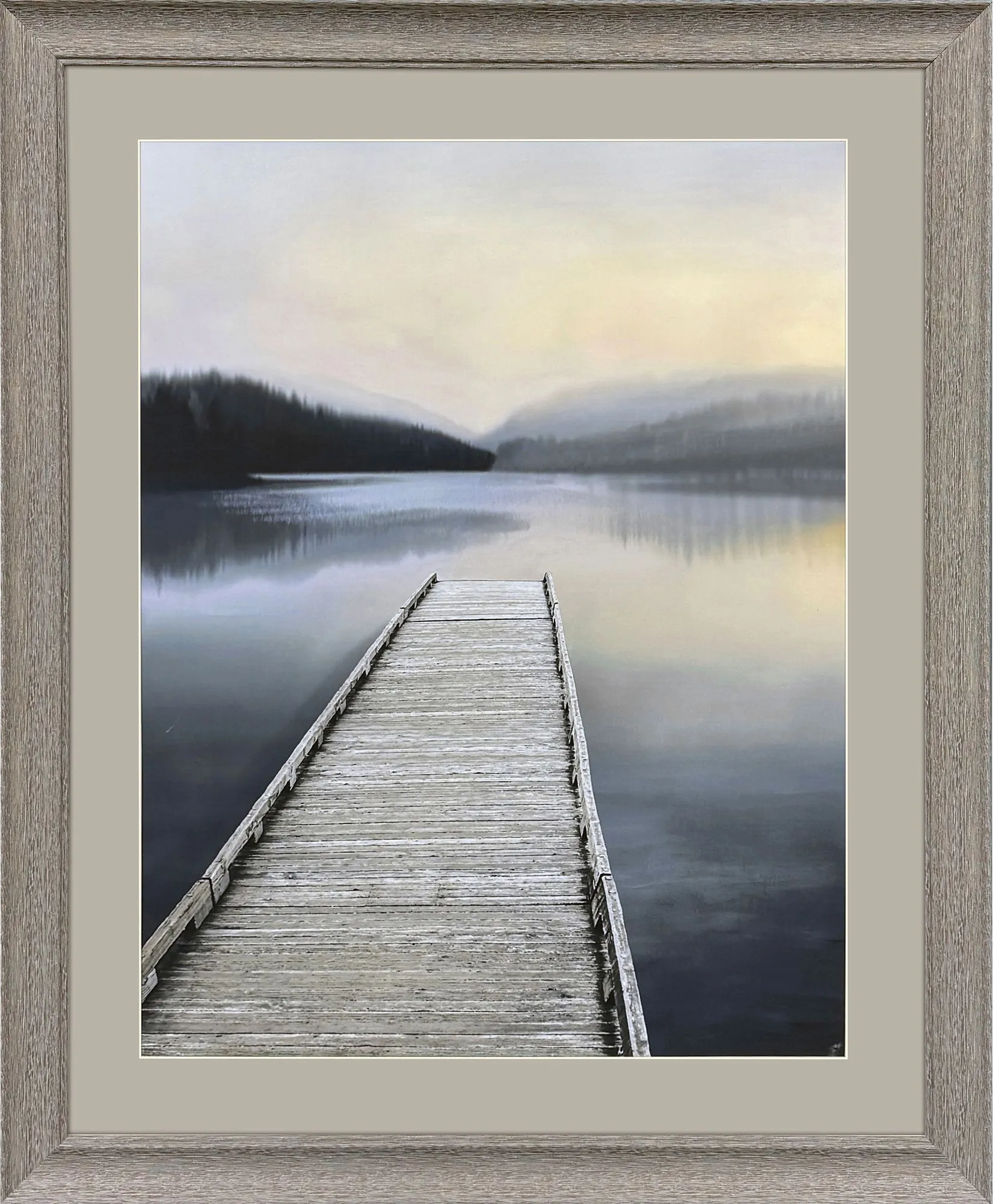 Aurora Reflect Gray Artwork - Image 1