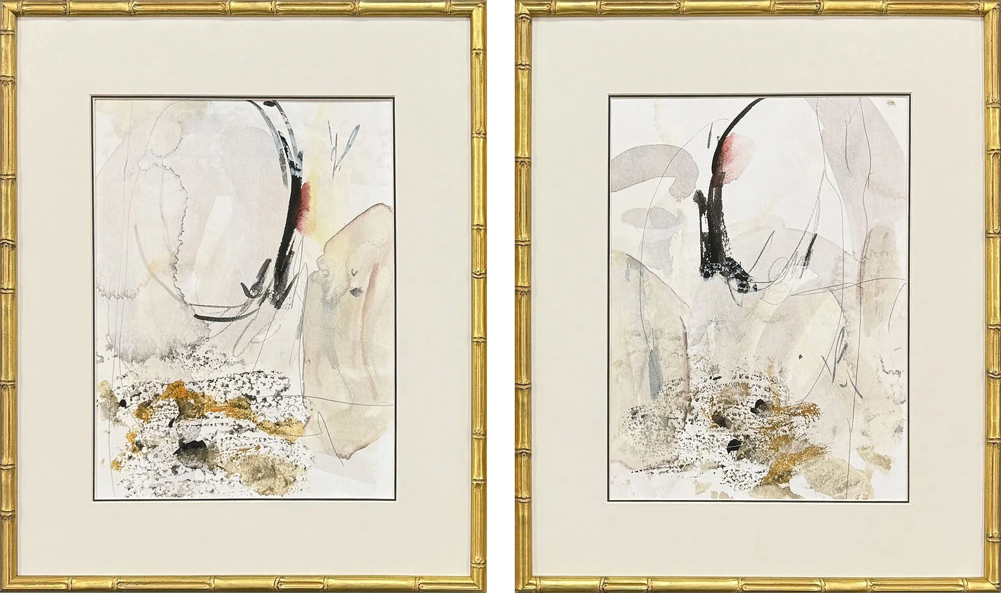 The Sands Gray Artwork, Set of 2 - Thumbnail - Image 1